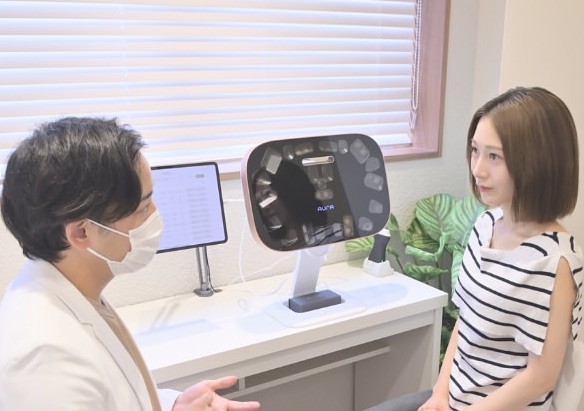 3D肌診断機AURAを用いた医師によるカウンセリング